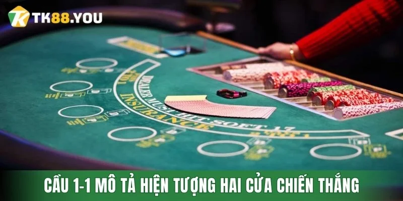 Cầu 1-1 mô tả hiện tượng hai cửa lần lượt chiến thắng