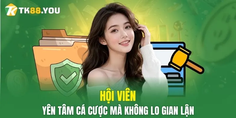 Hội viên yên tâm cá cược mà không lo gian lận